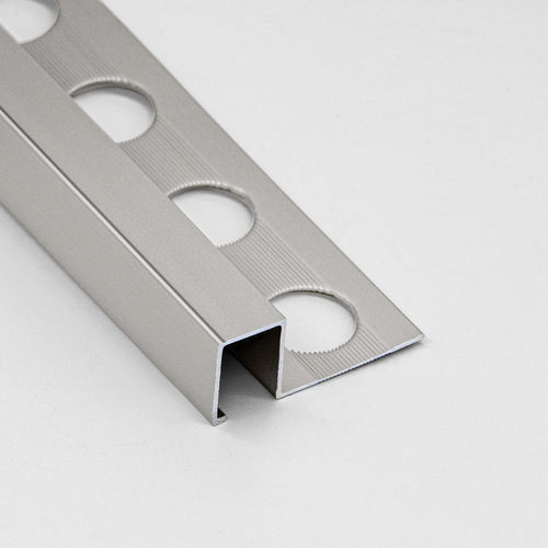 Profilo decorativo in alluminio - R12X10 - ALUMACER® - per piastrelle / per angolo esterno / quadrato