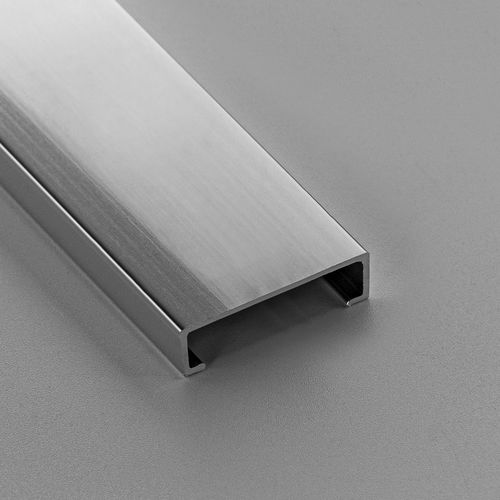 Profilo decorativo in alluminio - 8X30 - ALUMACER® - per piastrelle / quadrato / a U