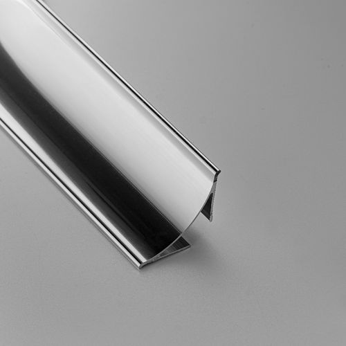 Profilo di finitura in metallo - 28X28 - ALUMACER® - per angolo interno / angolare tondo / bianco