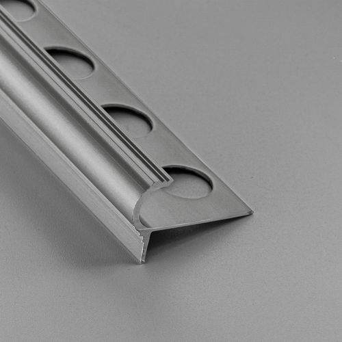 Profilo per gradini in alluminio - 11 / 20.5 MM - ALUMACER® - in acciaio inossidabile