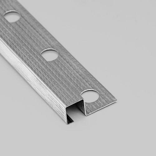 Profilo decorativo in acciaio inossidabile - 12X12 - ALUMACER® - per piastrelle / per angolo esterno / ad angolo
