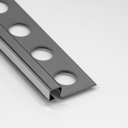 Profilo decorativo in acciaio inossidabile - 8X8 - ALUMACER® - per angolo esterno / bordo per gradino / ad angolo