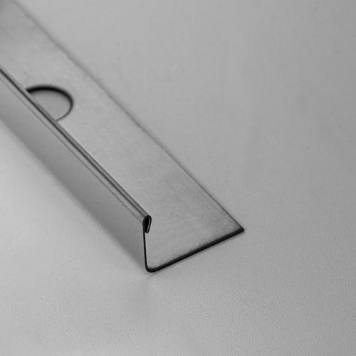Profilo di finitura in acciaio inossidabile - AC. L8 / L10 / L12 - ALUMACER® - per piastrelle / per angolo esterno / a L