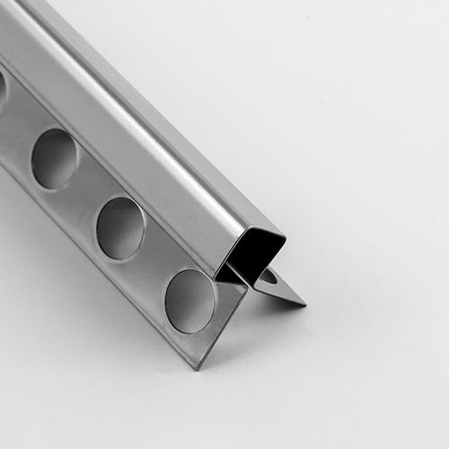 Profilo di finitura in acciaio inossidabile - ALFA 12X12 - ALUMACER® - per piastrelle / per angolo esterno / per interni