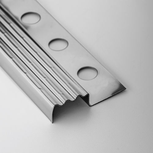 Profilo per gradini in acciaio inossidabile - 0PEACIN 12X25 - ALUMACER® - antiscivolo
