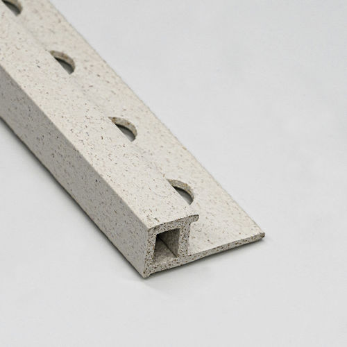 Profilo di finitura in PVC - 00LRV series | 12.5X14 - ALUMACER® - per piastrelle / per angolo esterno / per interni