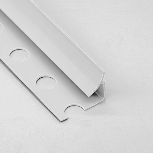 Profilo di finitura in PVC - 8.5 - ALUMACER® - per piastrelle / per angolo interno / ad angolo
