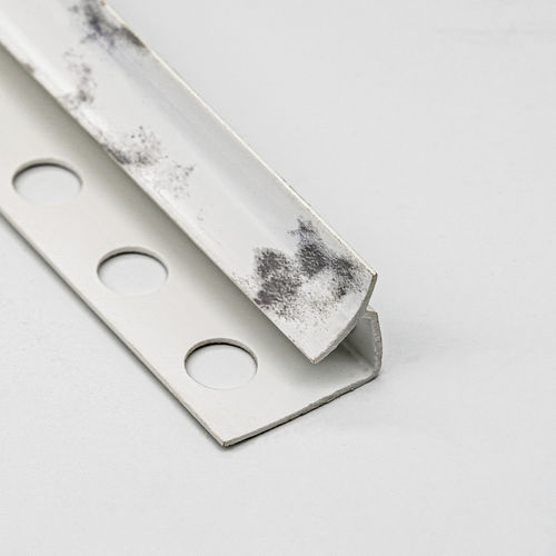 Profilo di finitura in PVC - 8.5 - ALUMACER® - per piastrelle / per angolo interno / ad angolo