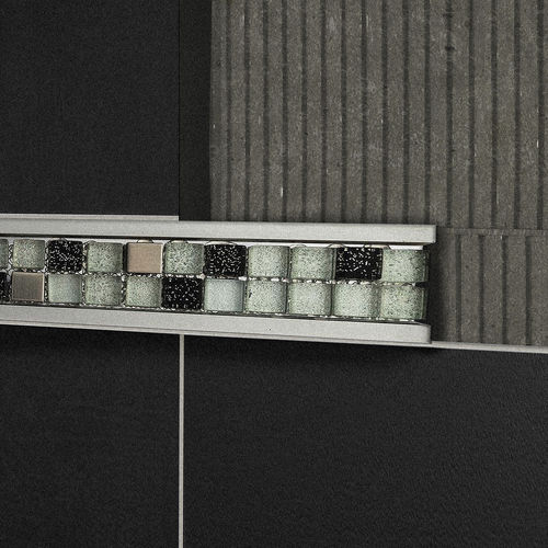 Profilo decorativo in alluminio - M52 - ALUMACER® - per piastrelle / a U / a sezione rettangolare