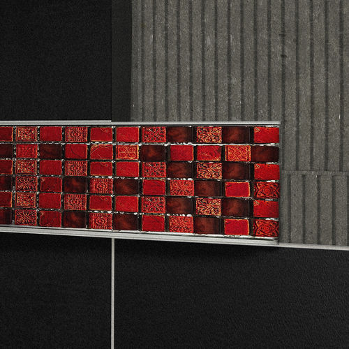 Profilo decorativo in alluminio - M106 - ALUMACER® - per piastrelle / a U / a sezione rettangolare
