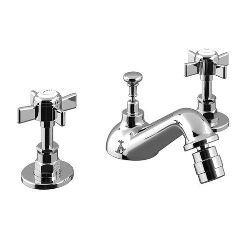 Miscelatore doppio comando per bidet - IMPERIAL - Bruma - da appoggio / in ottone cromato / da bagno