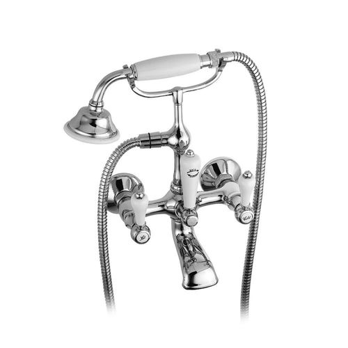 Miscelatore doppio comando da doccia - CLÁSSICO - Bruma - per vasca / da parete / in ottone cromato