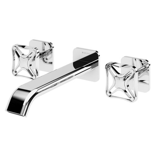 Miscelatore per lavabo - NAVY - Bruma - da parete / in metallo cromato / da bagno