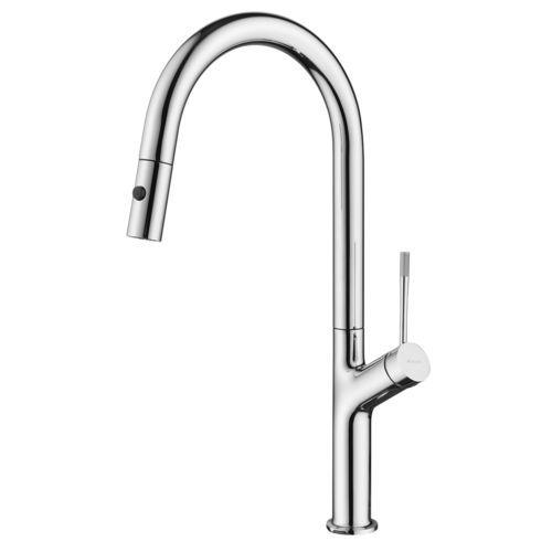 Miscelatore da appoggio - 107 050 5CR - Bruma - in metallo cromato / da cucina / 1 foro