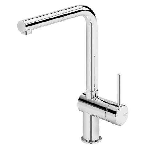 Miscelatore da appoggio - 107 050 2CR - Bruma - in metallo cromato / da bagno / 1 foro