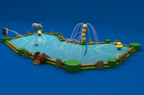 Piscina da esterno - JUNGLE - Pooljoy B.V. - da interno / per parco acquatico / fuoriterra