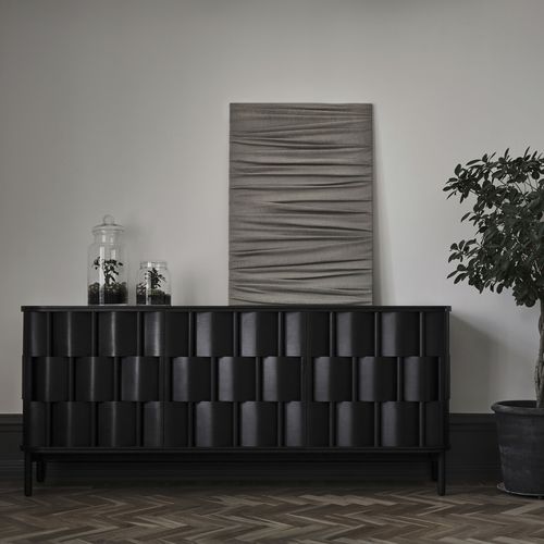 Credenza contemporanea - W196-B  - Ringvide - in rovere / in betulla