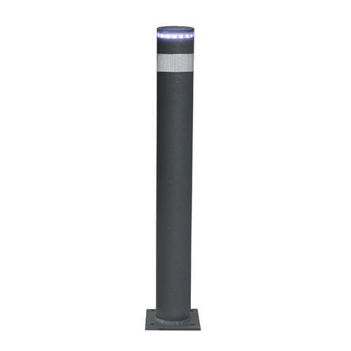Dissuasore di sicurezza - CILINDRO LEDS TOP - Ado urban - fissa / in ferro laccato / luminosa