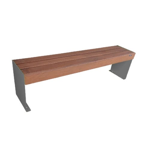 Panca per spazi pubblici contemporanea - SQUARED - Ado urban - in legno / in metallo / senza schienale