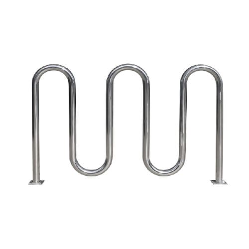 Rastrelliera per biciclette a pavimento - SNAKE - Ado urban - design originale / per spazi pubblici / in acciaio