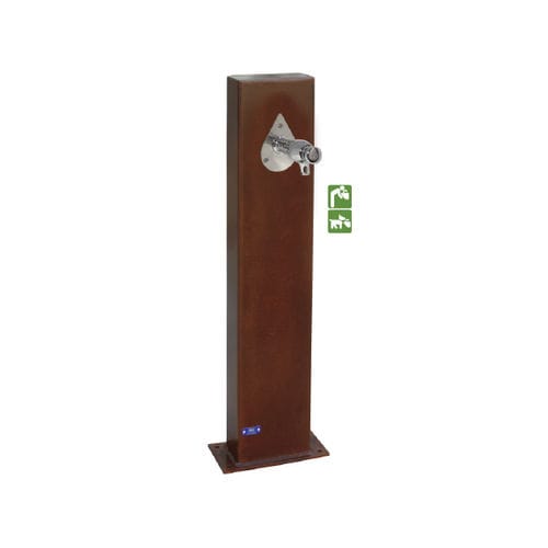 Fontanella da esterno - COR - Ado urban - in acciaio inossidabile / in corten / per spazi pubblici