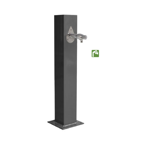 Fontanella da esterno - GOTA - Ado urban - in acciaio inossidabile / in ferro / per uso residenziale