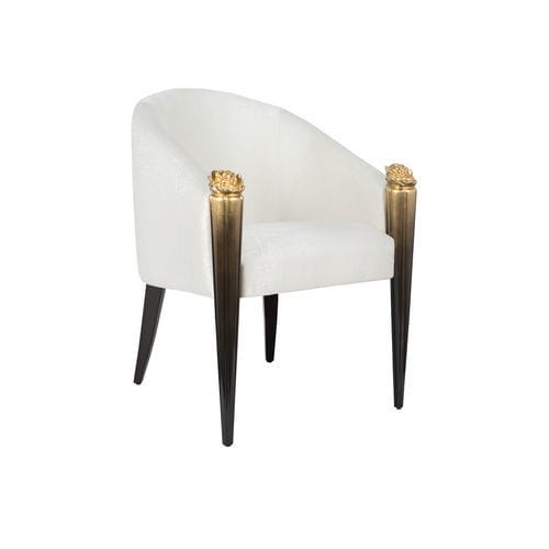 Sedia da pranzo contemporanea - BLOSSOM  - Memoir - da interno / in tessuto / con supporto in legno laccato