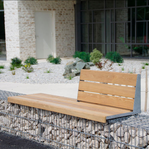 Gabbione per sistemazione esterna - MOBILIER EVOL 1/2 DOSSIER - ID GABION - L'AGENCE URBAINE