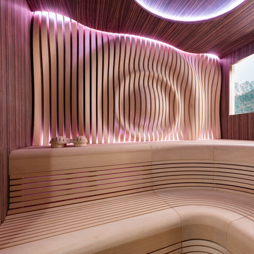 Pannello decorativo in legno - Alpha Wellness Sensations - per interni / 3D / aspetto legno