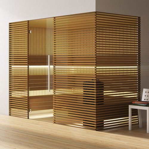 Sauna a infrarossi - CLUB LINE - Cleopatra World of Wellness - per uso residenziale / contract / in legno