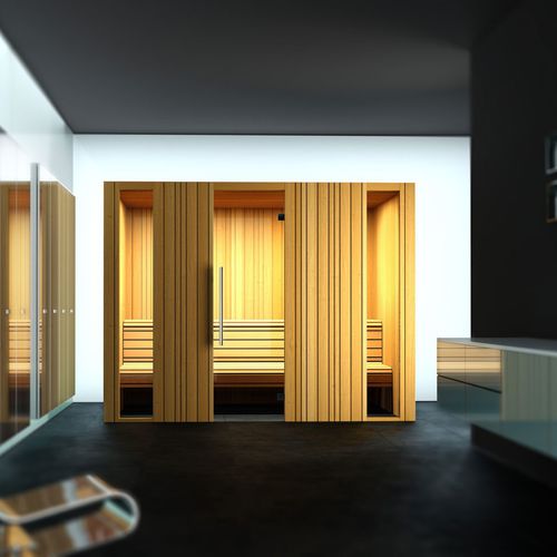 Sauna a infrarossi - SAVANNAH LINE - Cleopatra World of Wellness - per uso residenziale / contract / in legno