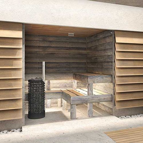Sauna a infrarossi - KELO LINE - Cleopatra World of Wellness - per uso residenziale / contract / in legno