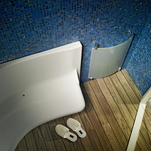 Panca contemporanea - Cleopatra World of Wellness - in acrilico / con schienale / senza braccioli