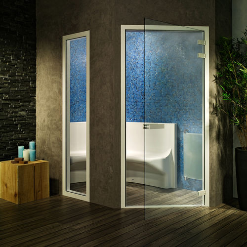 Pannello in vetro di sicurezza - M1 - Cleopatra World of Wellness - per finestra / per porta / bianco