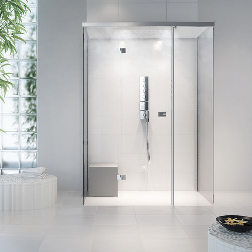 Pannello in vetro di sicurezza - SHAPES - Cleopatra World of Wellness - per porta / grigio / piatto