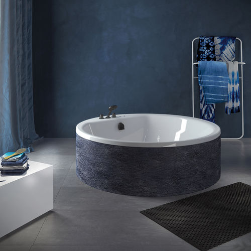Vasca da bagno ovale - PREMIUM LINE - Cleopatra World of Wellness - d'angolo / rotonda / da appoggio