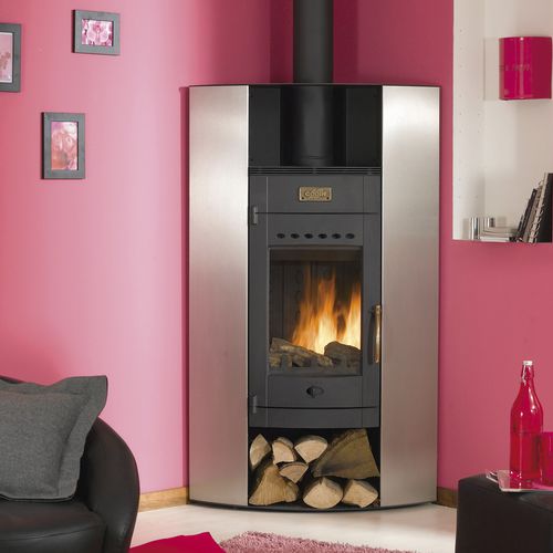 Stufa a legna - UZON - GODIN export - 0 - 5 kW / 9 kW / ad angolo
