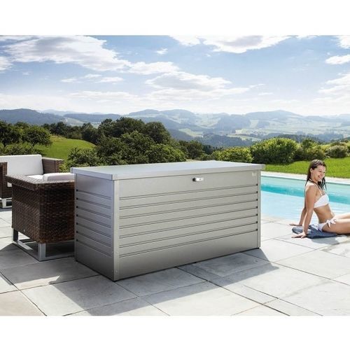 Cassapanca contemporanea - 9003414 series - Biohort GmbH - da giardino / in acciaio galvanizzato / rettangolare