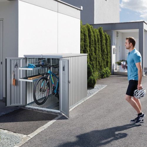 Pensilina per biciclette in acciaio - MiniGarage - Biohort GmbH - per spazi pubblici / per zone urbane