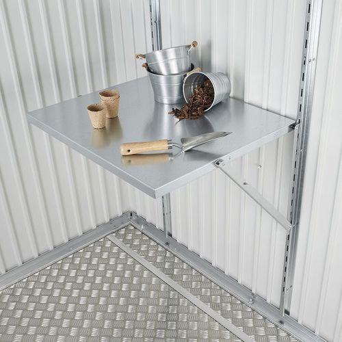 Tavolo contemporaneo - Biohort GmbH - in acciaio galvanizzato / con supporto in acciaio galvanizzato / rettangolare
