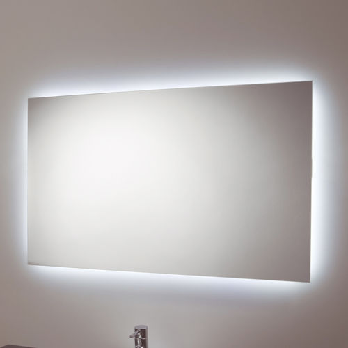 Specchio da bagno a muro - E76 - Uraldi - contemporaneo / rettangolare / quadrato