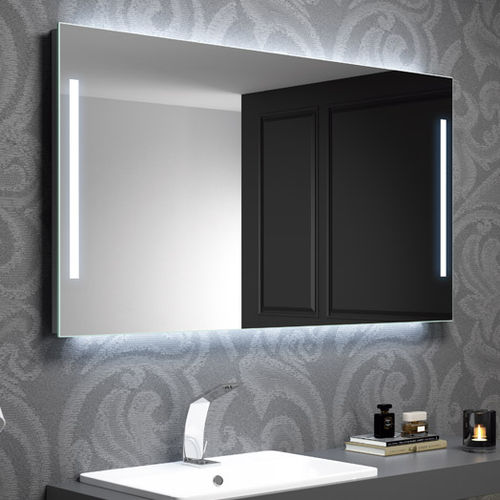 Specchio da bagno a muro - E82 - Uraldi - contemporaneo / rettangolare / quadrato