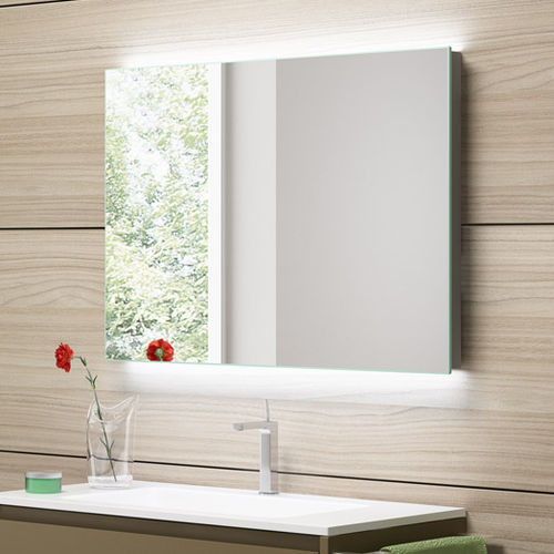 Specchio da bagno a muro - E75 - Uraldi - contemporaneo / rettangolare / quadrato