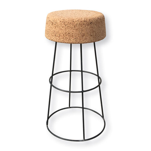 Sgabello da bar contemporaneo - SUGHERBAR - Coverd Srl - in sughero / con supporto in metallo / per ristorante