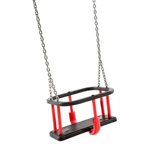 Altalena Per Bambini Loggyland - Seggiolino In Gomma Con Catena Da 3