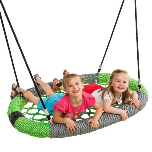 Altalena in acciaio - OVAL PRO  - KBT - in acciaio inossidabile / in corda / per parco giochi