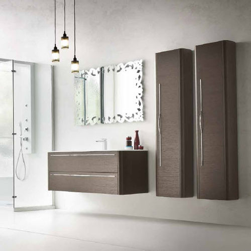 Bagno contemporaneo - AL04 - IDEAL BAGNI - in rovere