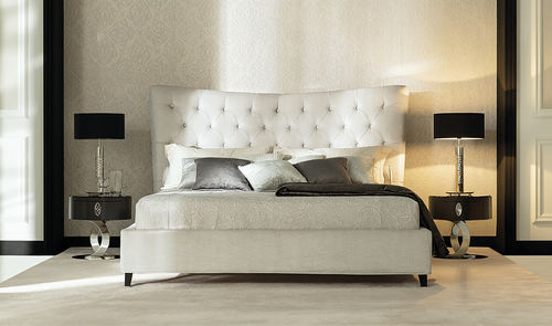 Letto matrimoniale - BERENICE - Opera contemporary - contemporaneo / imbottito / con testiera imbottita