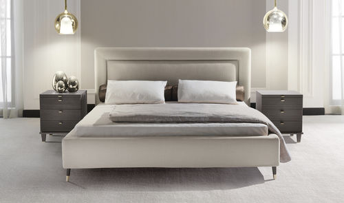 Letto matrimoniale - RAMIRO - Opera contemporary - contemporaneo / imbottito / con testiera imbottita
