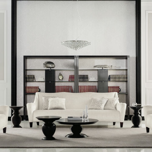 Divano Art Deco - ANDREJ - Opera contemporary - in velluto / bianco / in legno